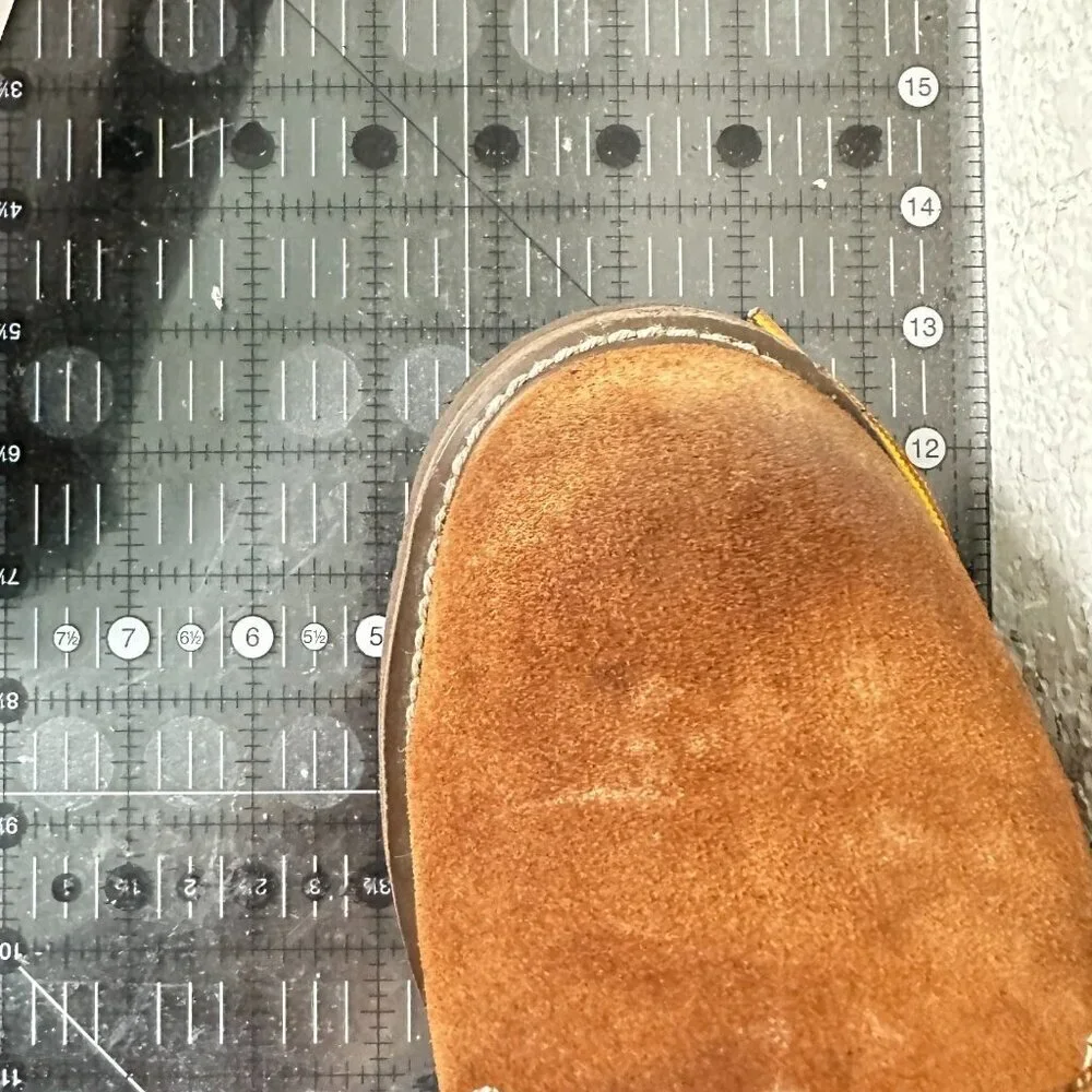 Mack Men Size 11 Brown Suede Leather Steel Toe Oil Resistant Work Boot